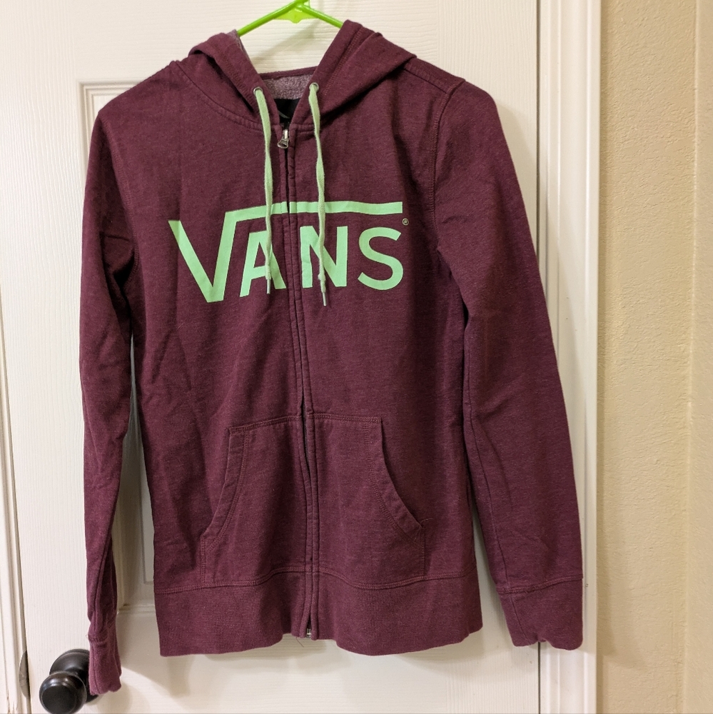 Vans Kids Maroon Hoodie Jacket